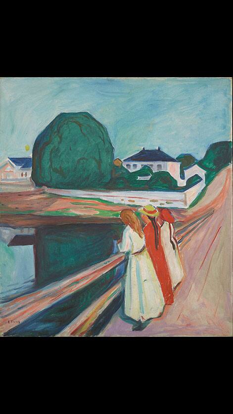 Pikene på broen, 1927