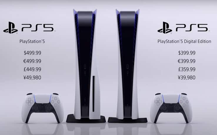 Il prezzo di Playstation 5