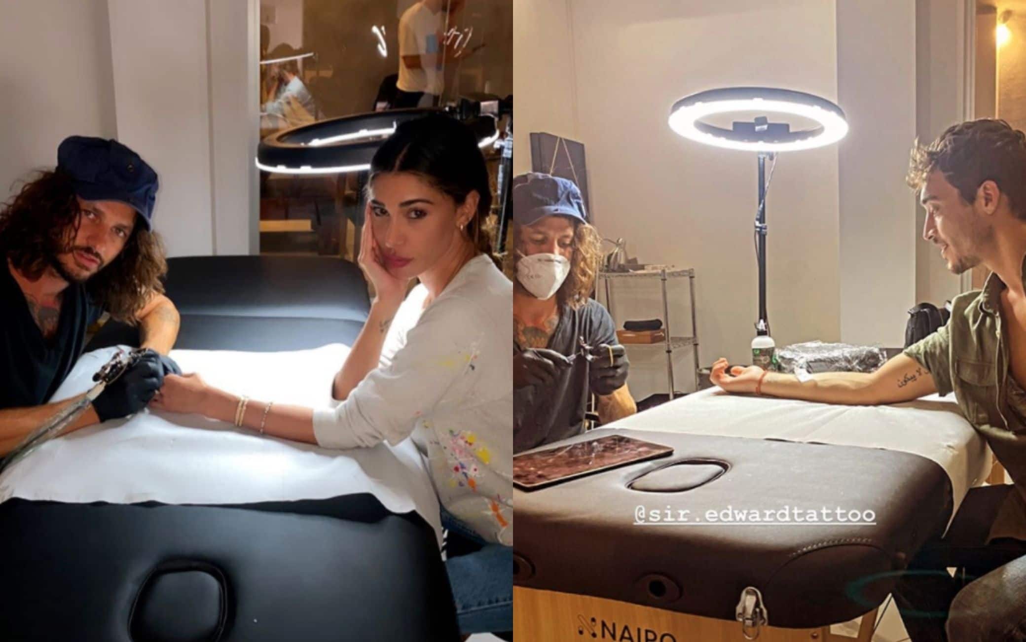 Belen Rodriguez e Antonino Spinalbese