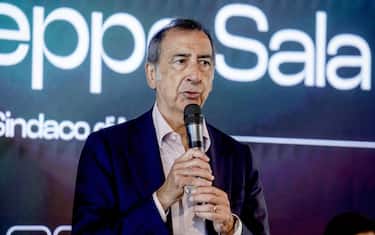 Il sindaco di Milano Giuseppe Sala partecipa all inaugurazione  dello spazio Smart City Lab in via Ripamonti a Milano, 22 luglio 2025. 
ANSA/MOURAD BALTI TOUATI