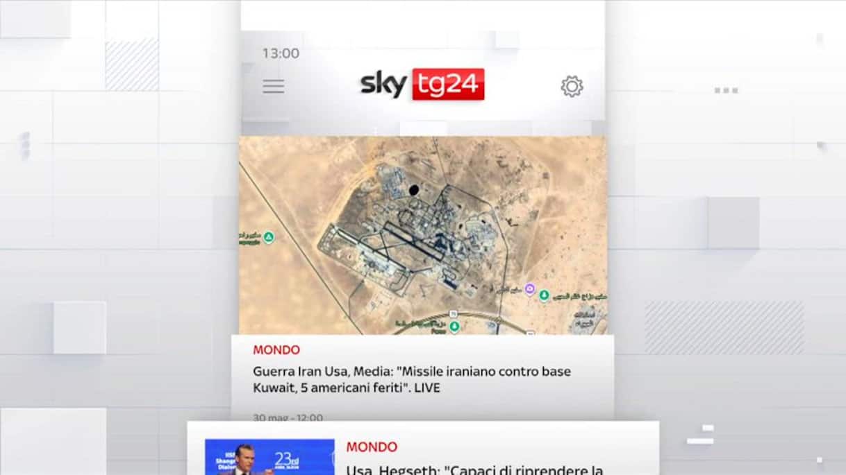 I titoli di Sky TG24 del 30 maggio, edizione delle 13