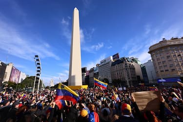 ARGENTINA VENEZUELA ELECTION DEMONSTRATION
