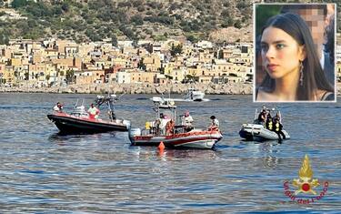 Sono riprese alle prime ora del mattino le immersioni in mare degli speleo sommozzatori dei vigili del fuoco alla ricerca dell ultima dispersa del Bayesian, dopo il naufragio di cinque giorni fa dello yacht al largo di Porticello (Palermo): Hannah Lynch, la figlia diciottenne del magnate inglese, 23 agosto 2024. ANSA/ Vigili del fuoco ANSA PROVIDES ACCESS TO THIS HANDOUT PHOTO TO BE USED SOLELY TO ILLUSTRATE NEWS REPORTING OR COMMENTARY ON THE FACTS OR EVENTS DEPICTED IN THIS IMAGE; NO ARCHIVING; NO LICENSING NPK