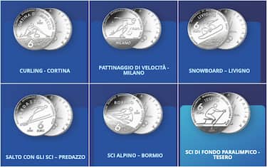 Le monete d'argento di Milano Cortina 2026