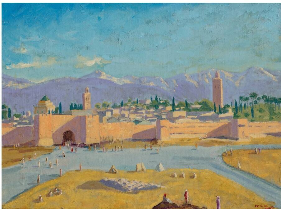 Tower of the Koutoubia Mosque - Chruchill