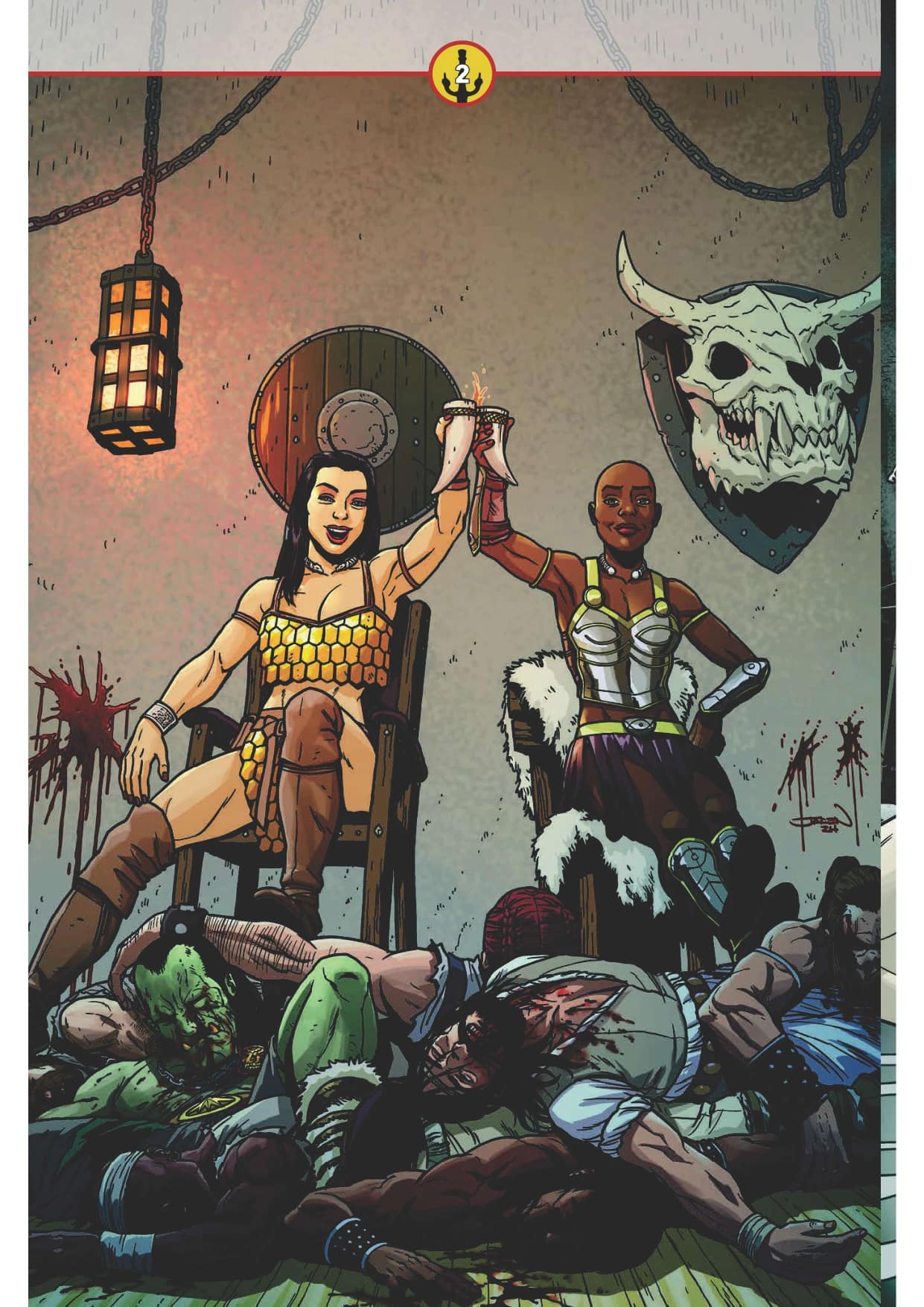 Una tavola tratta da Babs di Garth Ennis, Jacen Burrows e Andy Troy (Saldapress)