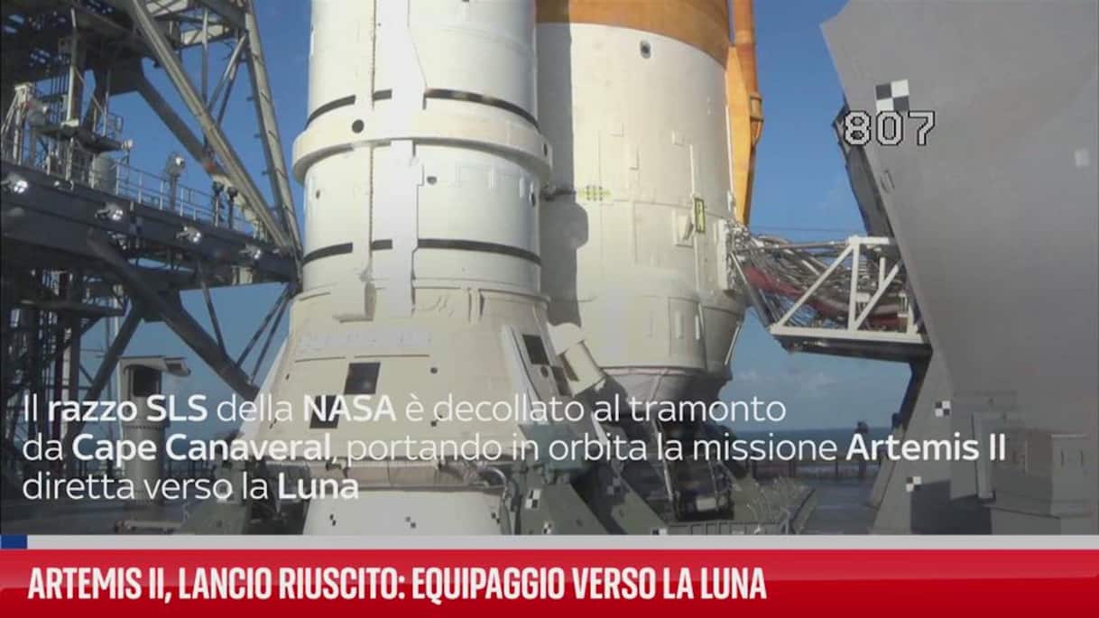 NASA, lancio Artemis II riuscito: equipaggio verso la Luna