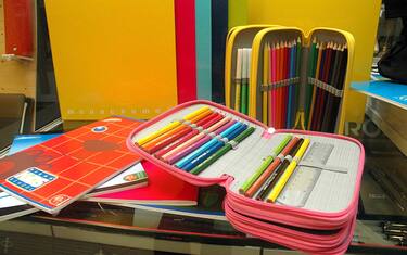 matite, quaderni e astucci