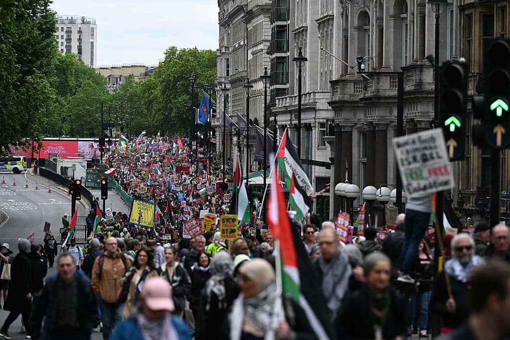 Londra Corteo Pro Pal, 16 maggio 2026