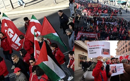 Manifestazioni in tutta Italia contro la Manovra 