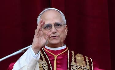 Papa Leone XIV il giorno dell'elezione