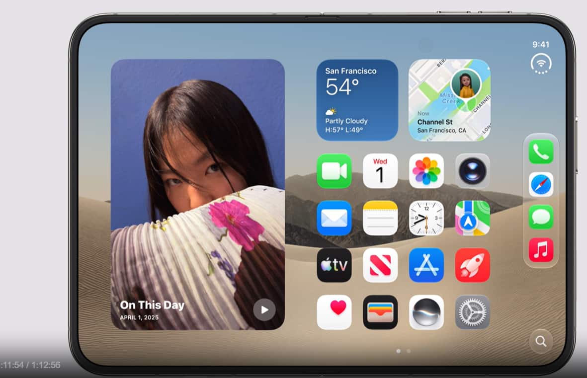Due schermate Home su iPhone Duo Due schermate home