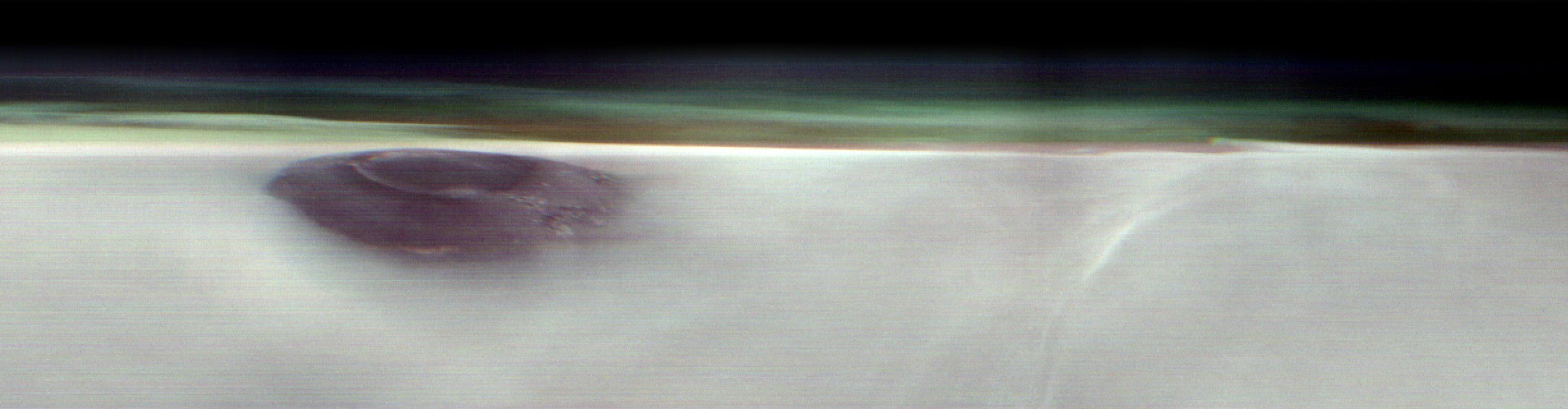 L'immagine scattata dalla sonda Mars Odyssey