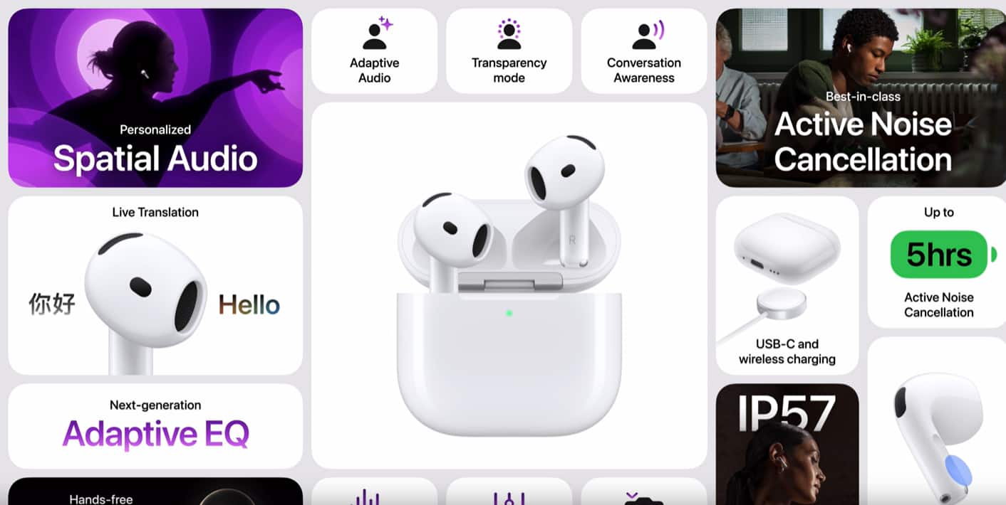 Le specifiche di AirPods 5 AirPods 5 specifiche