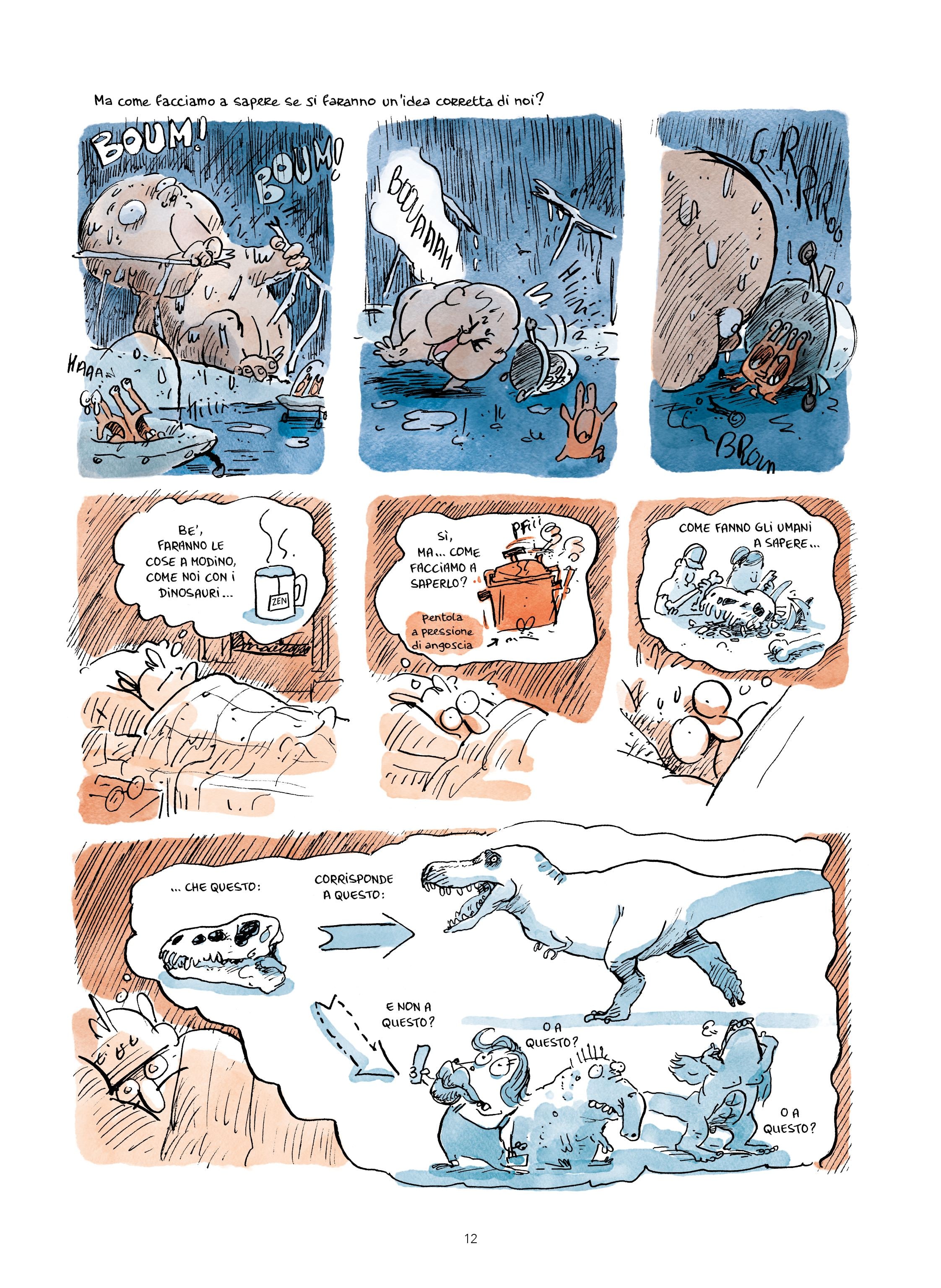 Una tavola tratta da "I nostri mondi perduti" di Marion Montaigne (BAO Publishing)