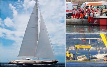 lo yacht affondato a largo di Palermo
