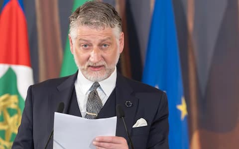 Il saluto del Ministro della Cultura Alessandro Giuli in occasione della cerimonia di presentazione dei candidati ai Premi “David di Donatello” per l’anno 2026(foto di Francesco Ammendola - Ufficio per la Stampa e la Comunicazione della Presidenza della Repubblica)