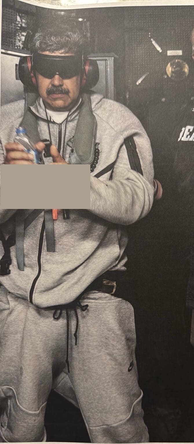 La foto di Maduro pubblicata da Trump su Truth