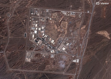 L'immagine satellitare Vantor mostra una panoramica dell'impianto nucleare di Natanz al 2 marzo 2026