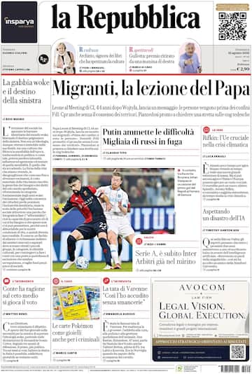 rassegna stampa 23 agosto