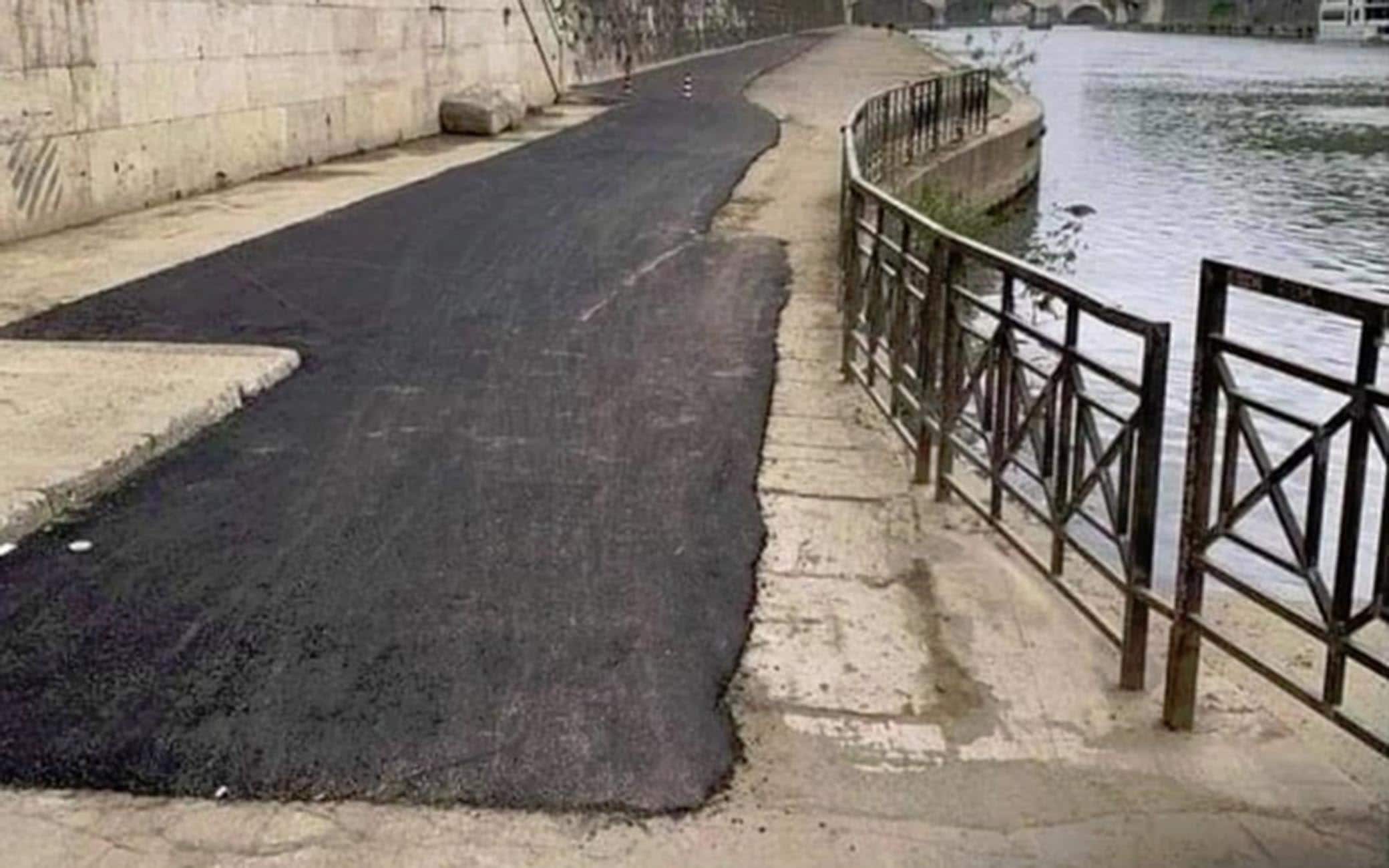 I lavori sul Lungotevere