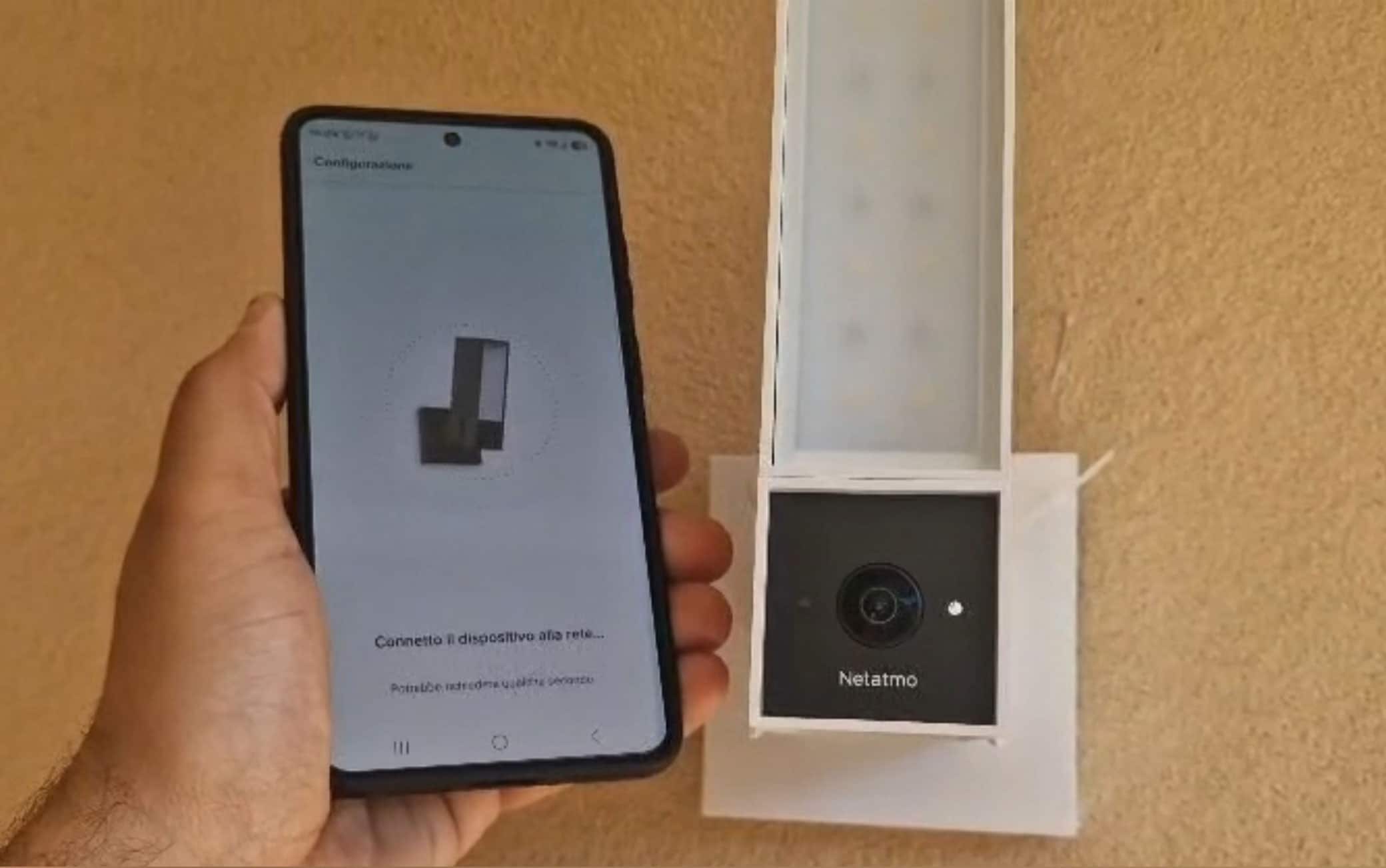 La videocamera da esterni di Netatmo
