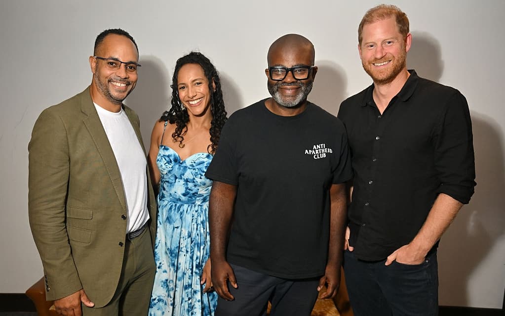 Andy Mundy-Castle, Afua Hirsch, Misan Harriman e il principe Harry