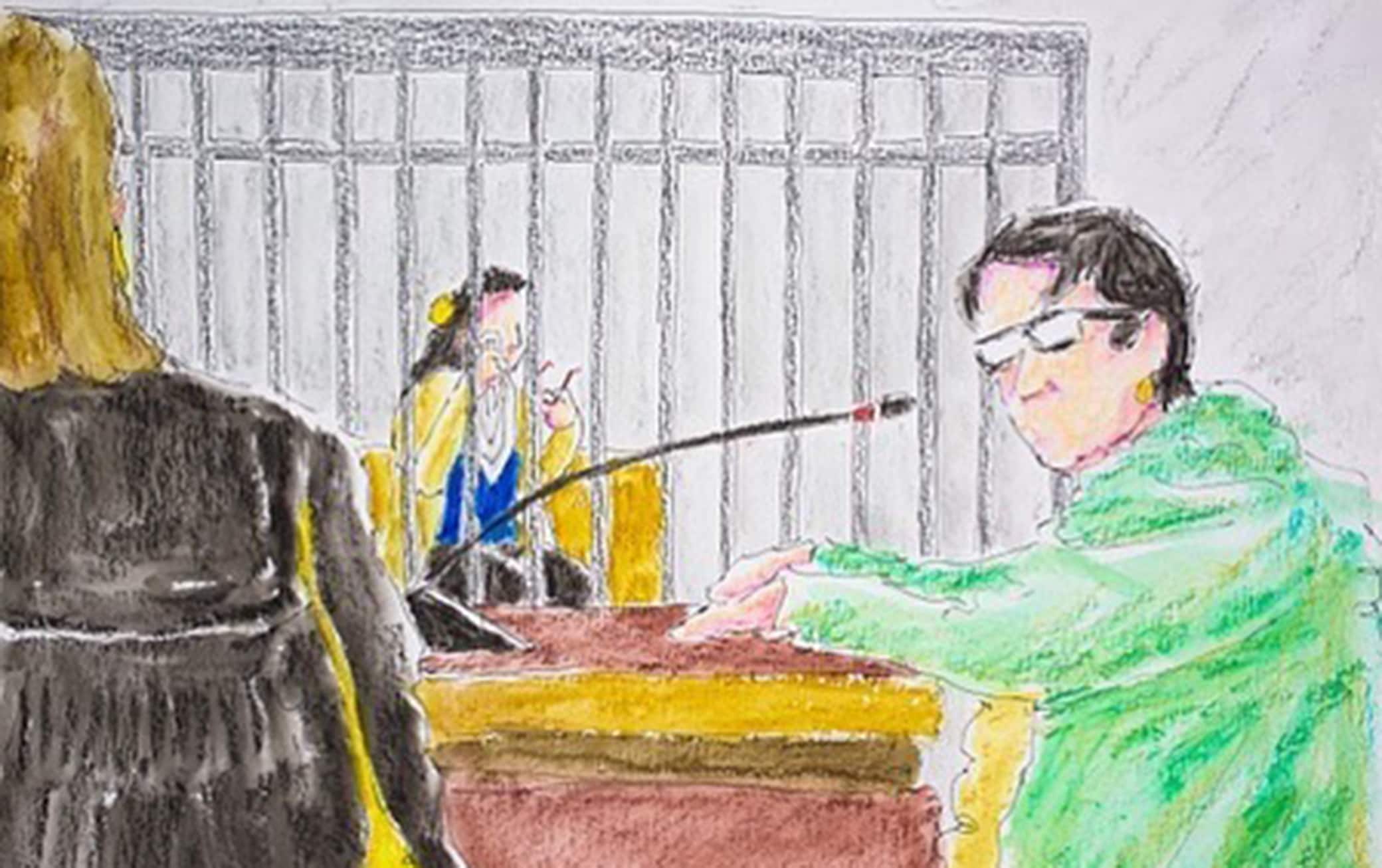Ritratti durante un processo a Milano