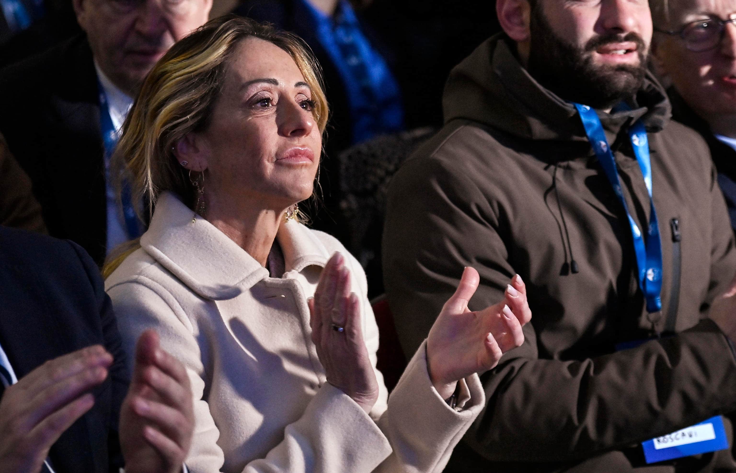 Arianna Meloni alla Direzione nazionale di Fratelli d'Italia, Roma