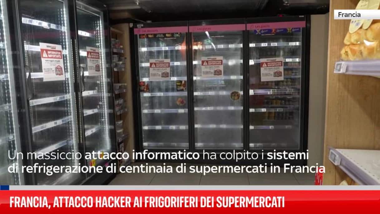 Attacco hacker ai frigoriferi dei supermercati francesi
