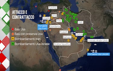 Le basi Usa nell'area