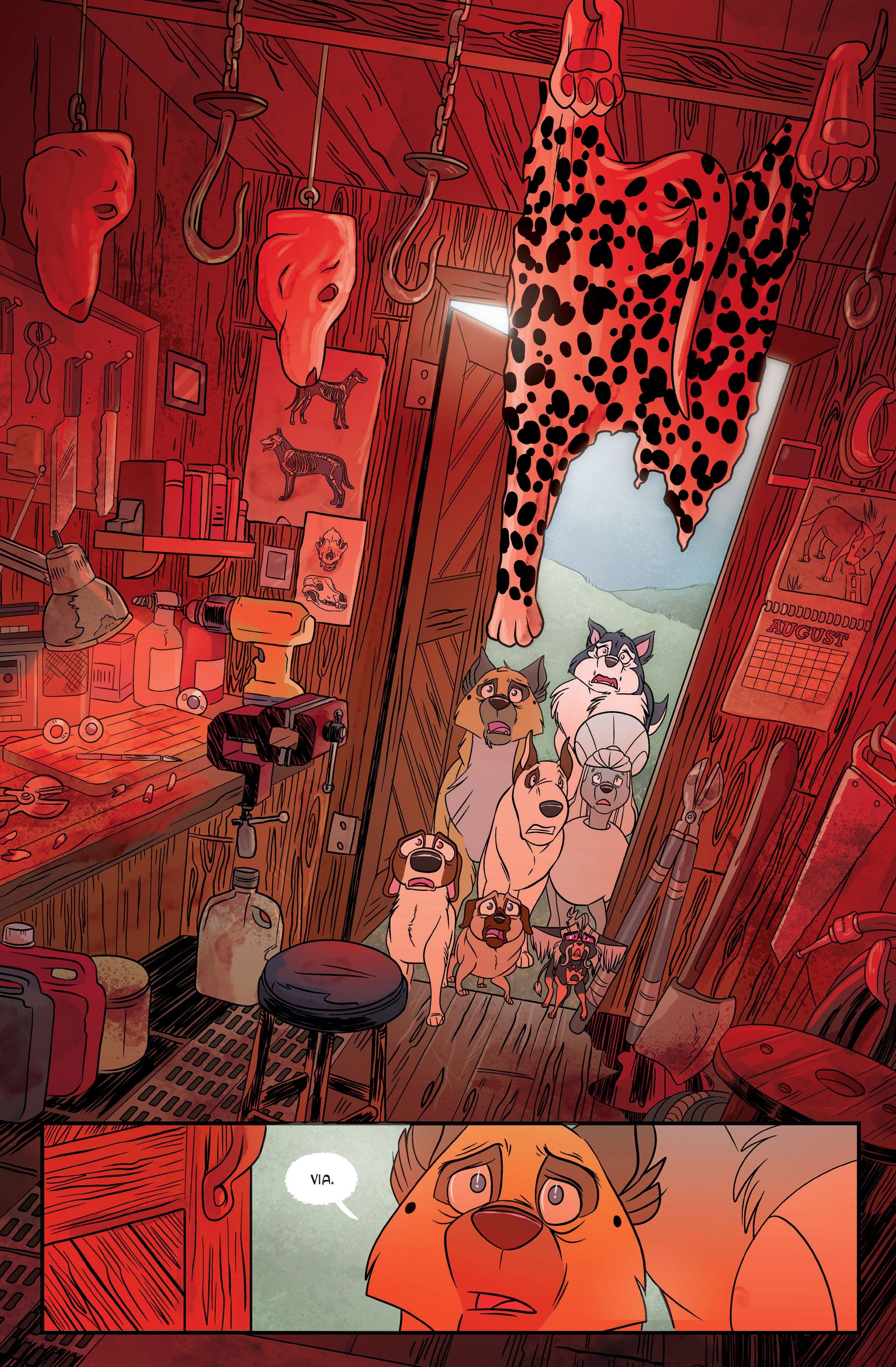 Una tavola tratta da Stray Dogs di Tony Fleecs e Trish Forstner (Saldapress)