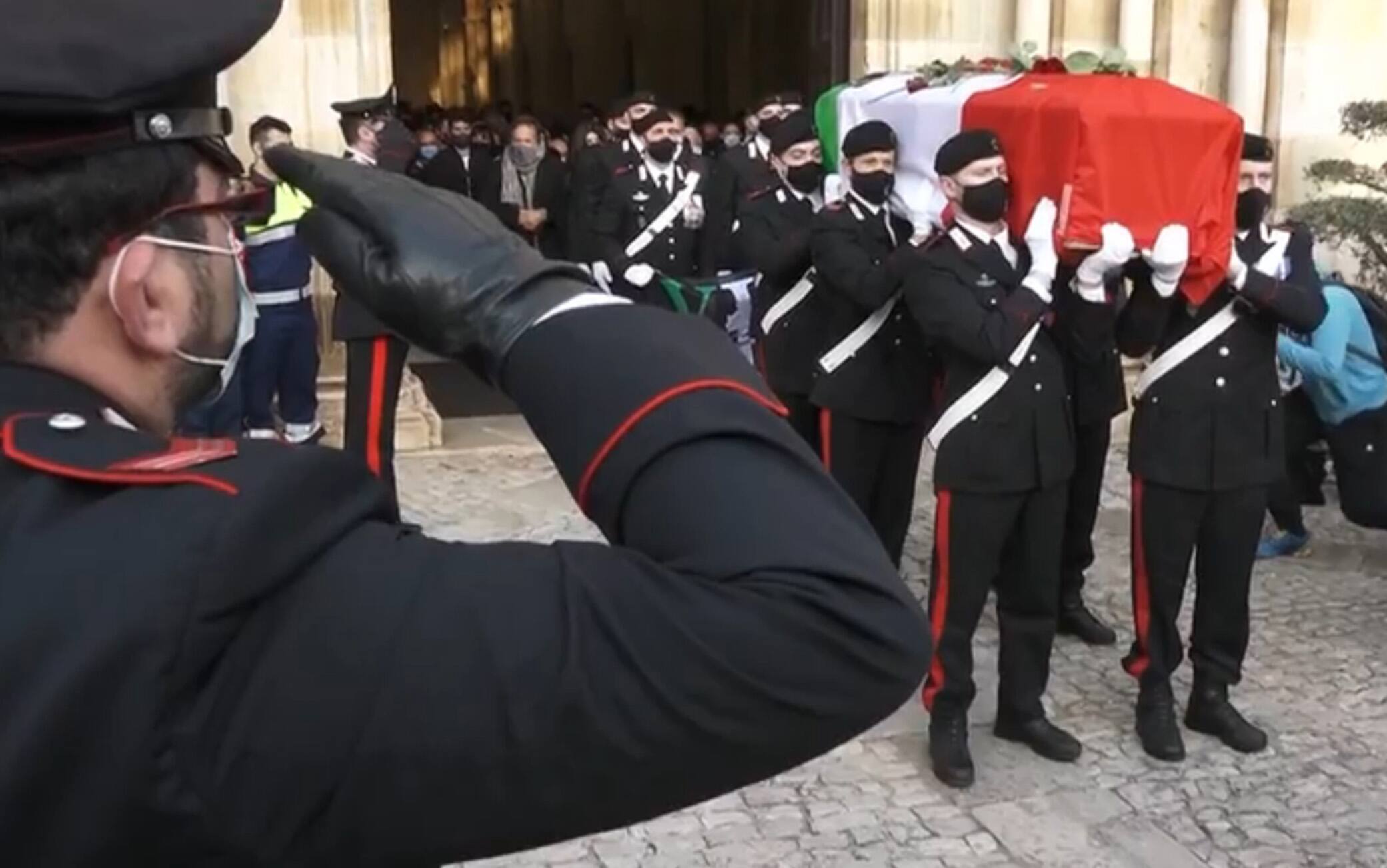 Il funerale di Vittorio Iacovacci