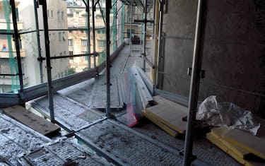 ponteggi di un condominio