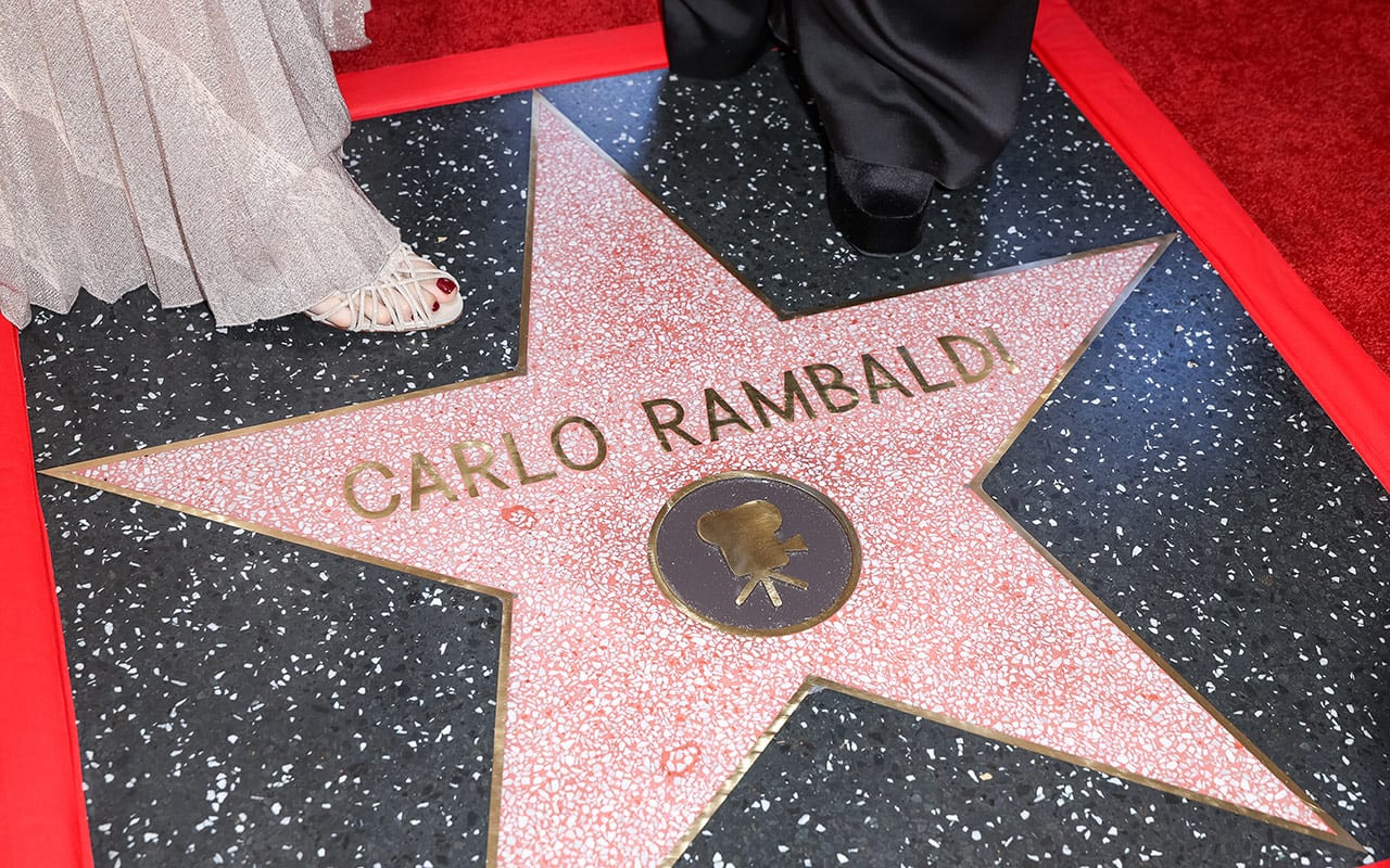 Carlo Rambaldi e la sua stella sulla Walk of Fame a Los Angeles