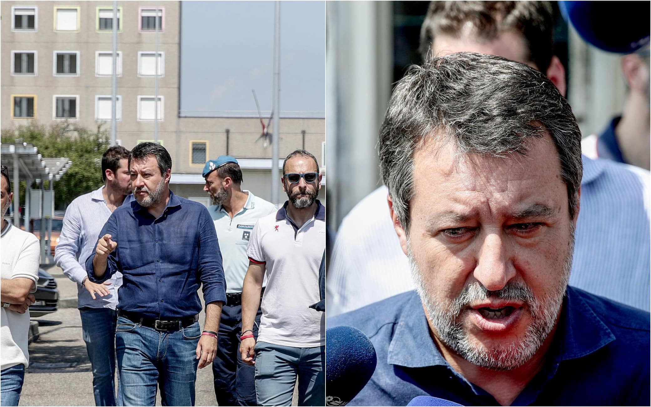 Salvini a Bollate