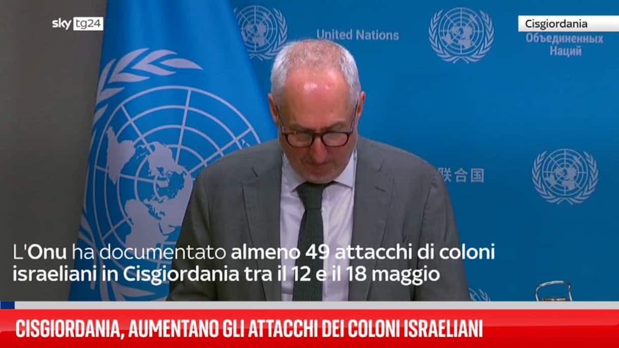 Cisgiordania, Onu: aumentano attacchi dei coloni israeliani