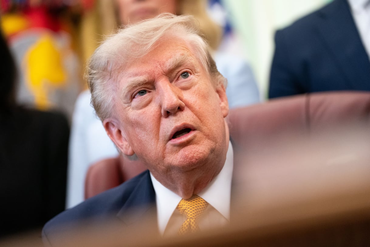 Photo: Sky TG24 Donald Trump menace l'Iran d'un coup dur si Hormuz reste fermé