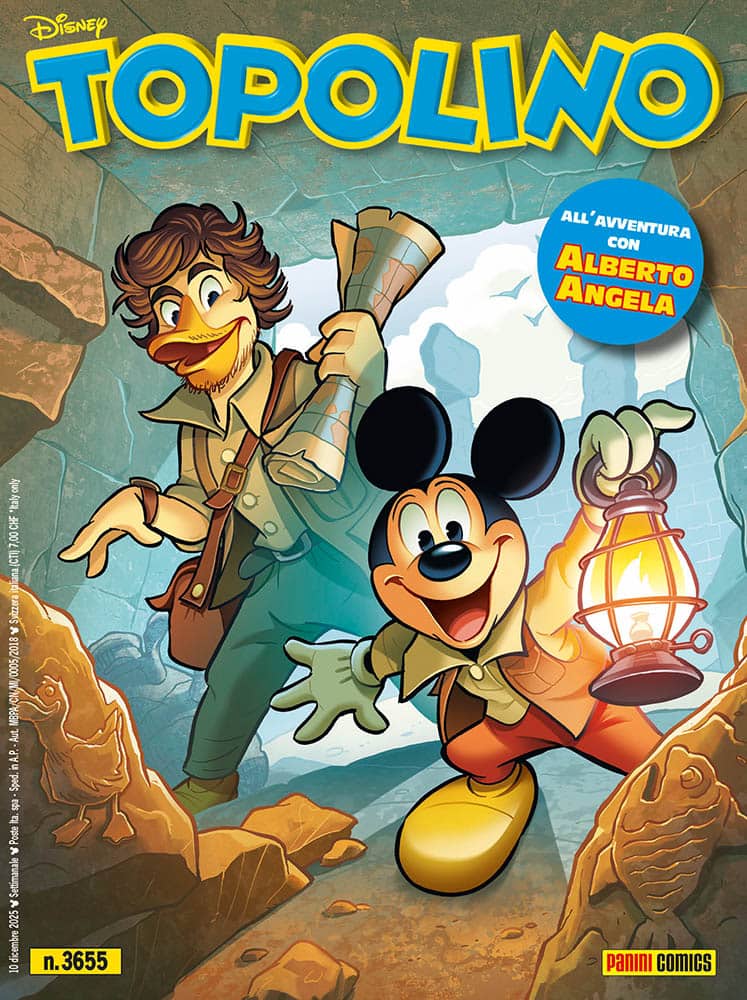 La copertina di Topolino 3655 disegnata da Alessandro Perina