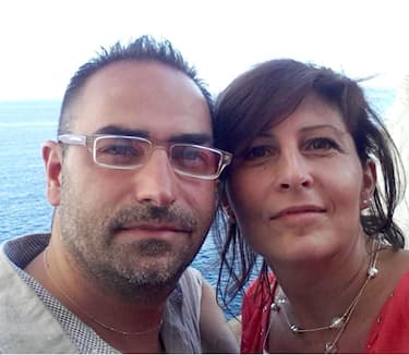 Marco Vagnarelli e la compagna Paola Tomassini