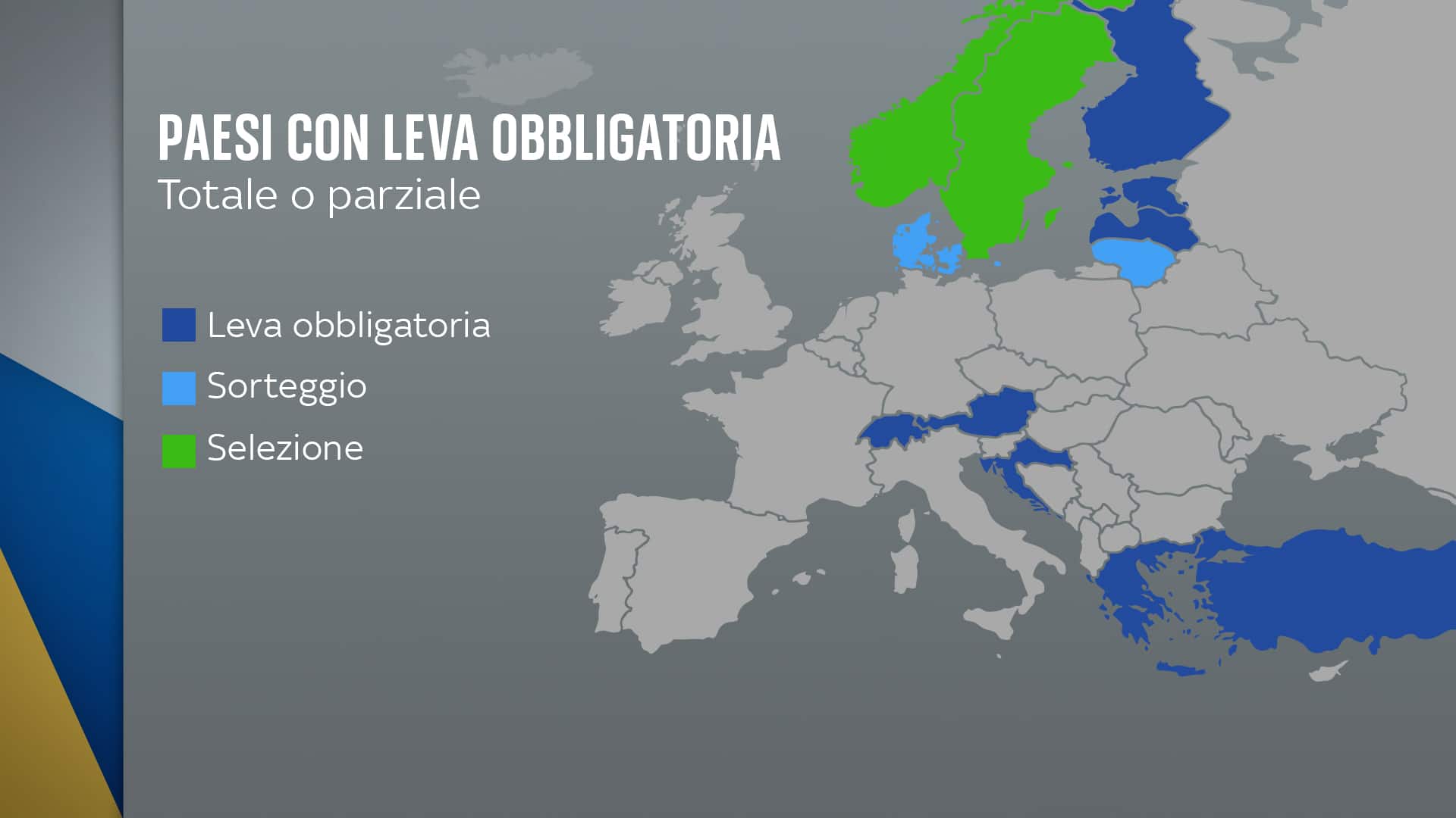 Paesi con leva obbligatoria