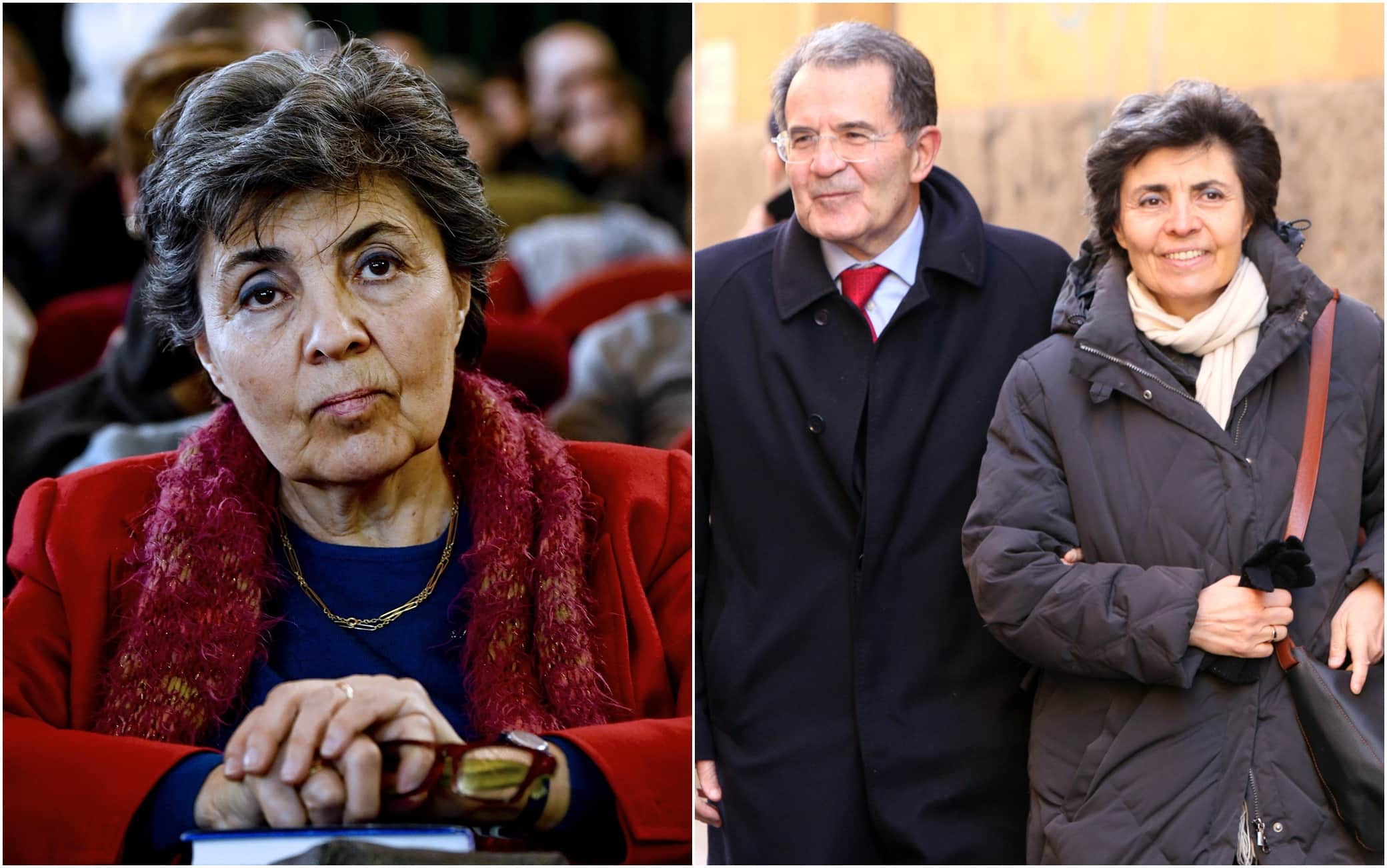 Flavia Franzoni e Romano Prodi