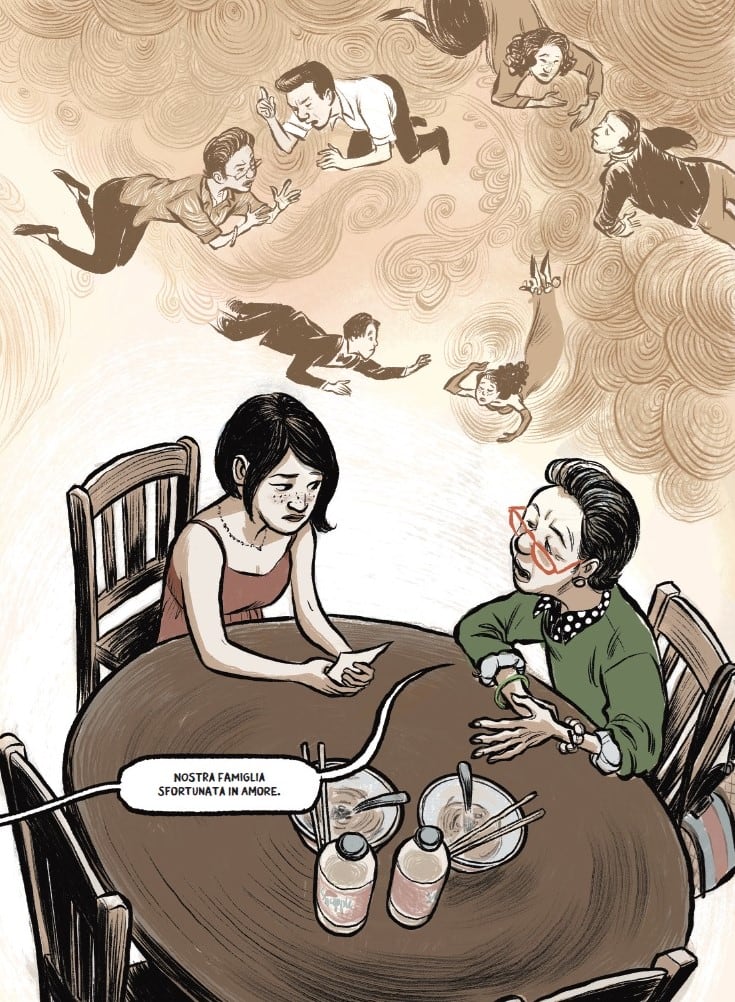 Una tavola tratta da Un anno per amarti di Gene Luen Yang e LeUyen Pham (Tunué)