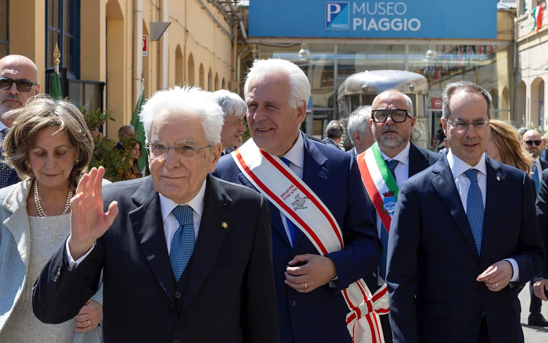 Sergio Mattarella a Pontedera