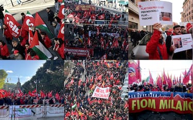 Manifestazioni in tutta Italia contro la Manovra 