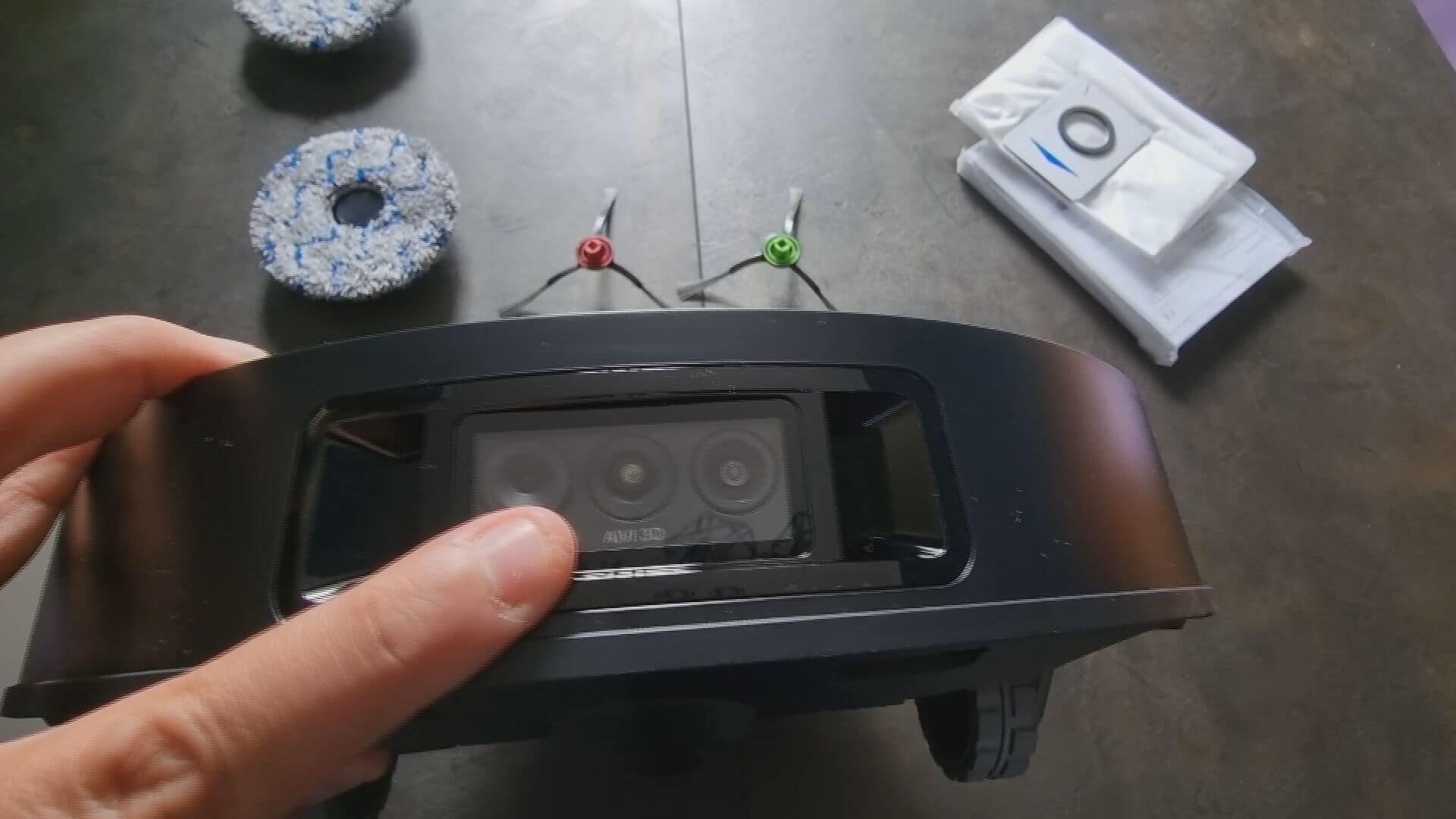 La telecamera del Deebot X1 Omni di Ecovas