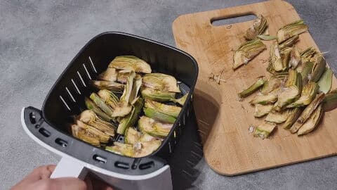Carciofi arrostiti con Mi smart air fryer