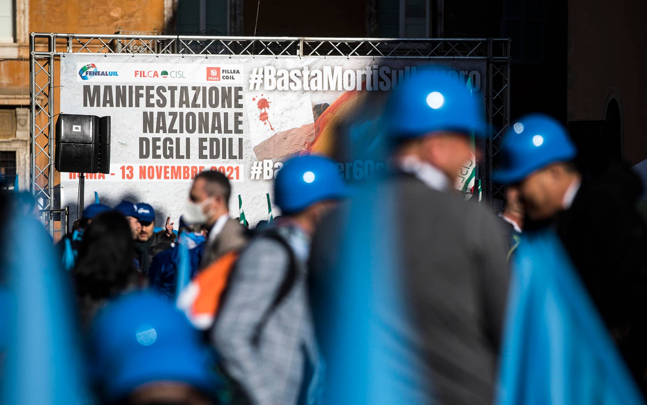 La manifestazione a Roma