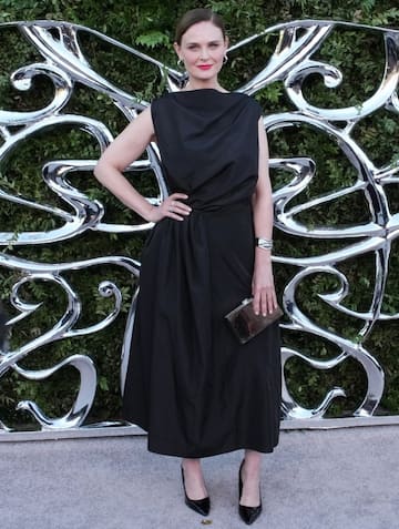 IPA88767246 - Emily Deschanel at the LUCAS MUSEUM OF NARRATIVE ART Opening Night in Los Angeles, CA on Saturday, ​September 19, 2026. (Photo By Sthanlee B. Mirador/Sipa USA)