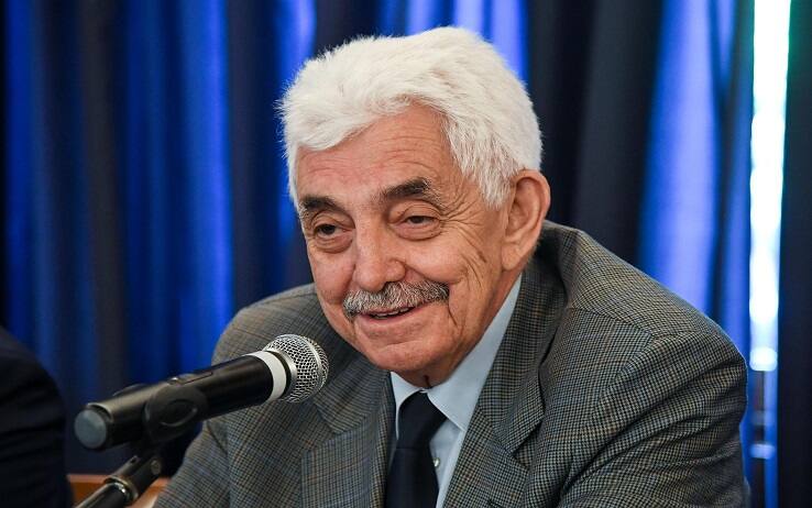 Giuseppe Tesauro, in occasione della presentazione del libro Beni di interesse culturale, Roma, 12 luglio 2017.
ANSA/ALESSANDRO DI MEO